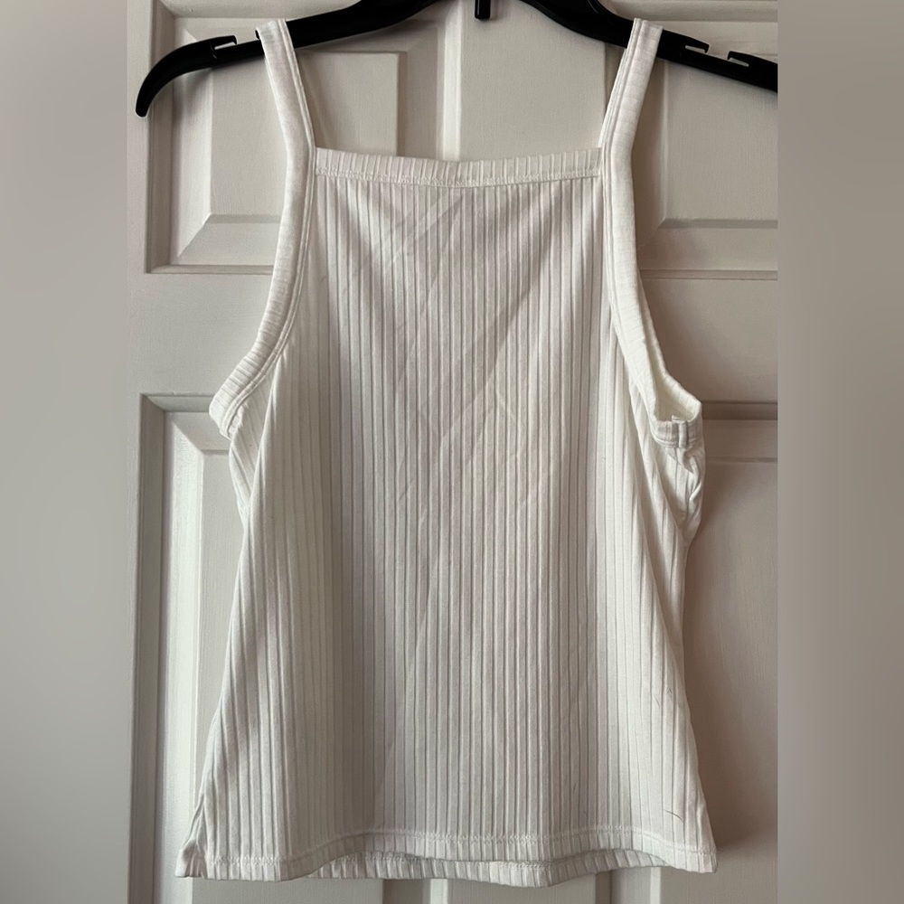 Halter Top White Tank Top